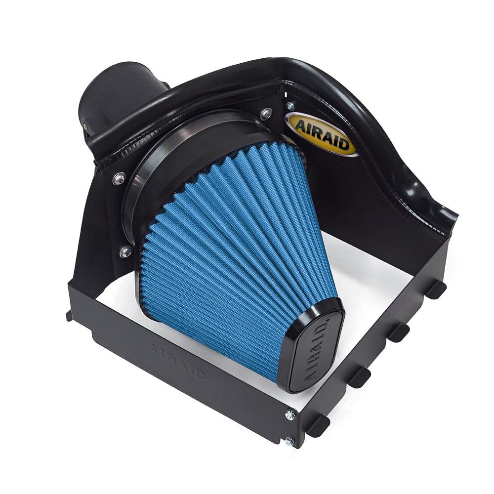 Airaid 08-10 Ford F-250/350 5.4L V8/6.8L V10 CAD Intake System w/o Tube (Dry / Blue Media) 403-226