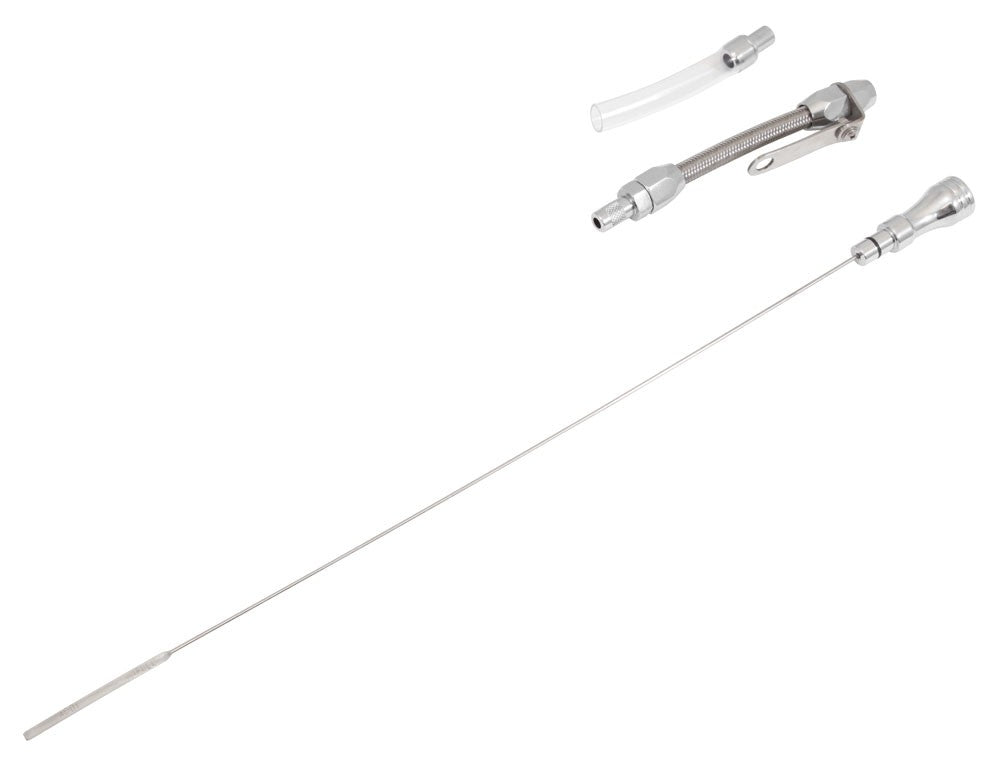 Spectre 55-79 SB Chevrolet Engine Oil Dipstick (Flexible SS Braided Housing) 42551