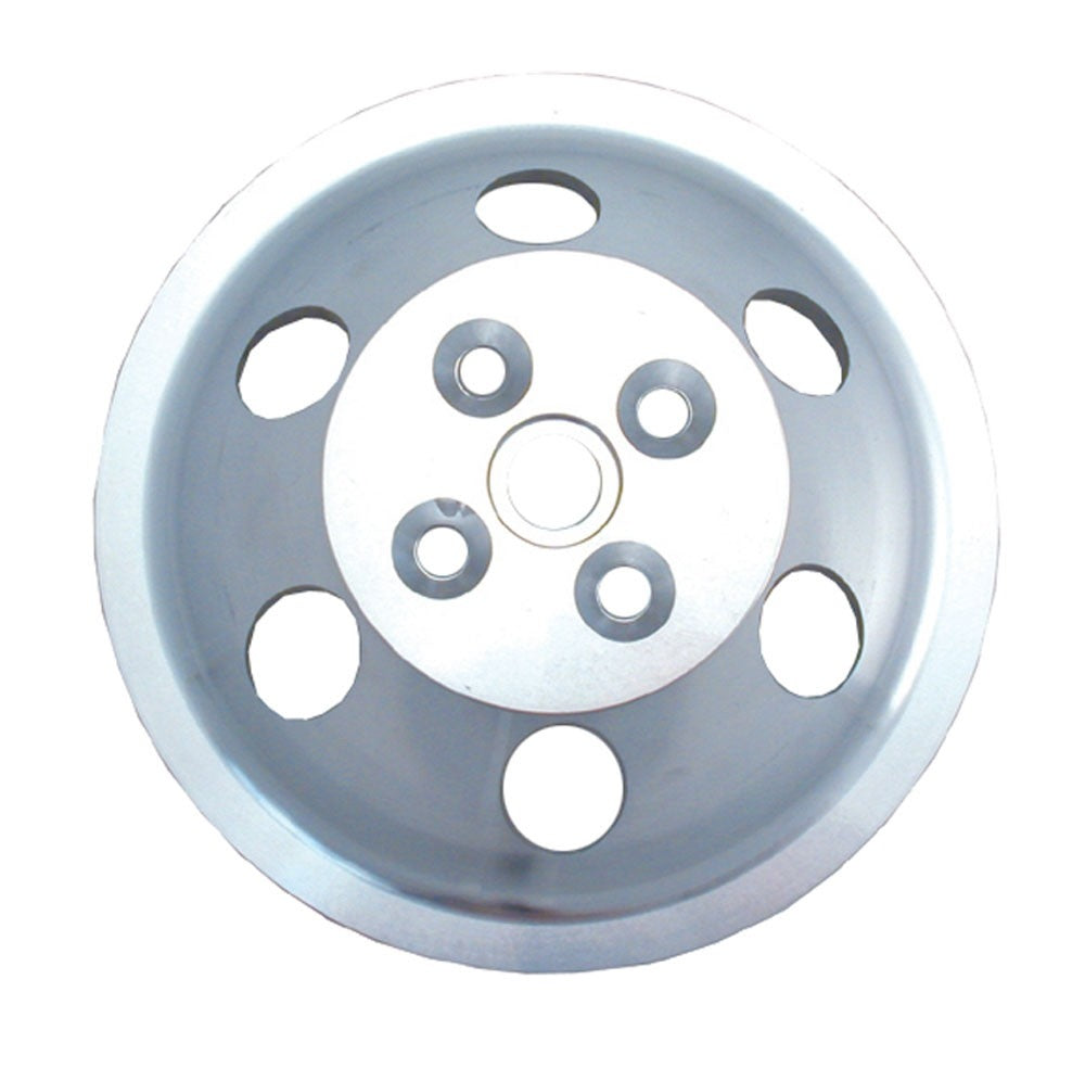 Spectre SB Chevy Single Upper Groove Short Water Pump Pulley - Aluminum 4369