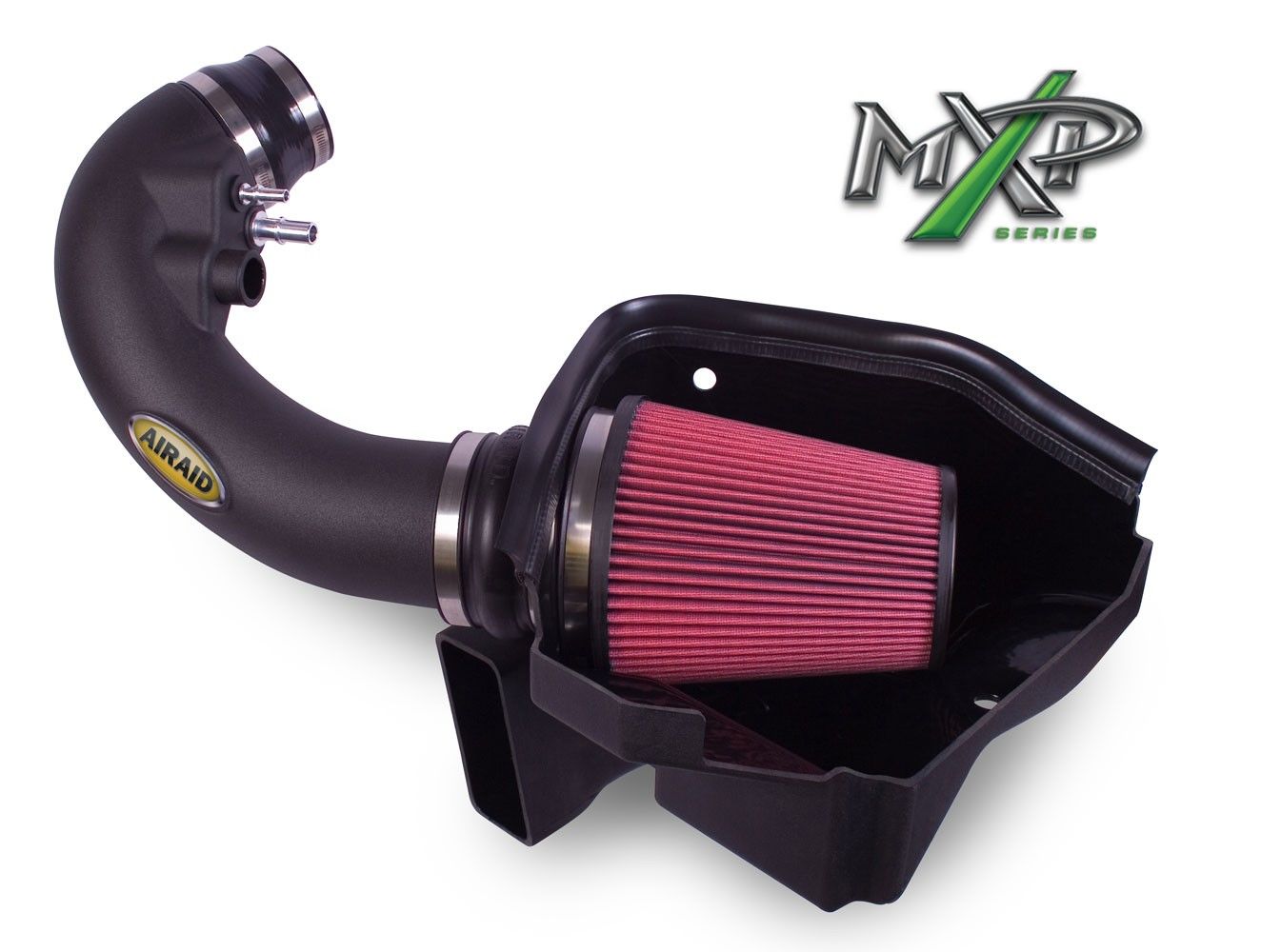Airaid 11-14 Ford Mustang GT 5.0L Race Only (No MVT) MXP Intake System w/ Tube (Oiled / Red Media) 450-303
