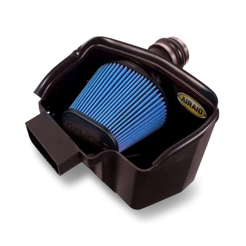 Airaid 10-13 Ford Taurus SHO/Flex 3.5L Turbo MXP Intake System w/ Tube (Dry / Blue Media) 453-260