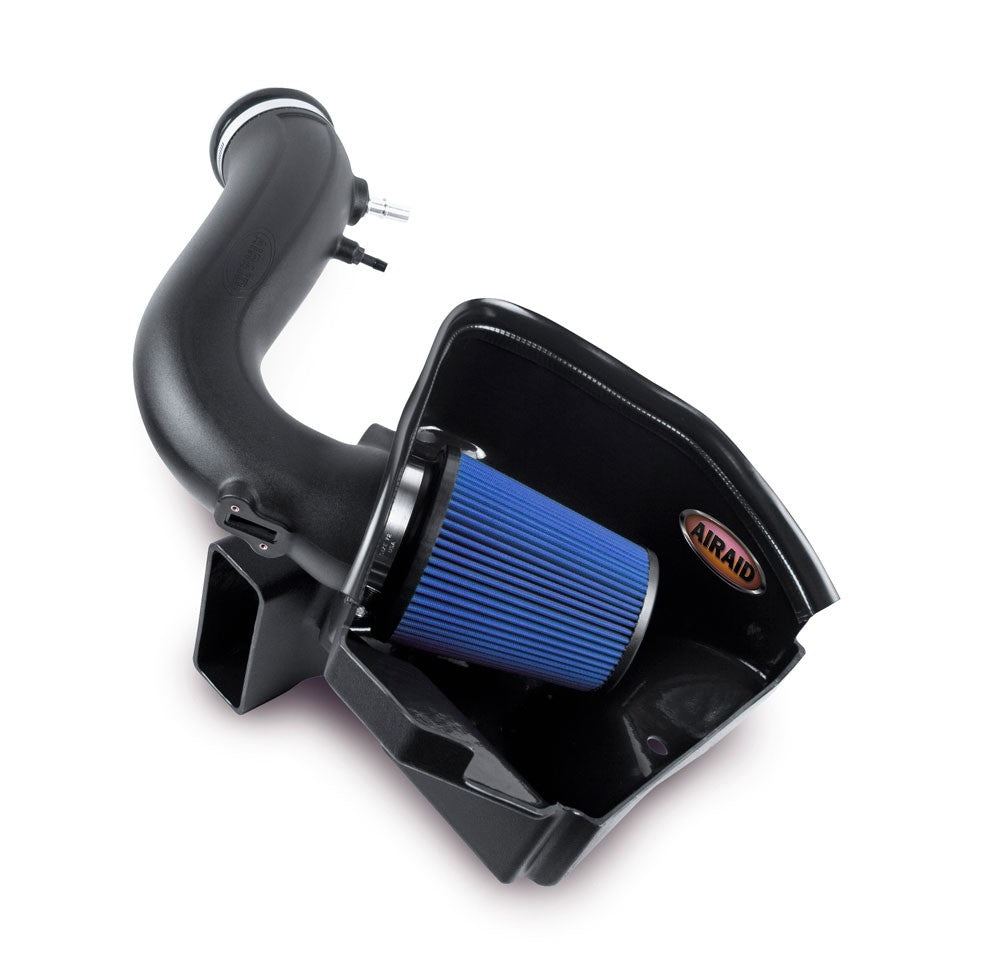 Airaid 11-14 Ford Mustang 3.7L V6 MXP Intake System w/ Tube (Dry / Blue Media) 453-265