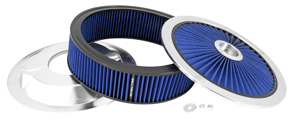 Spectre ExtraFlow HPR Air Cleaner Assembly 14in. x 4in. - Blue 47636