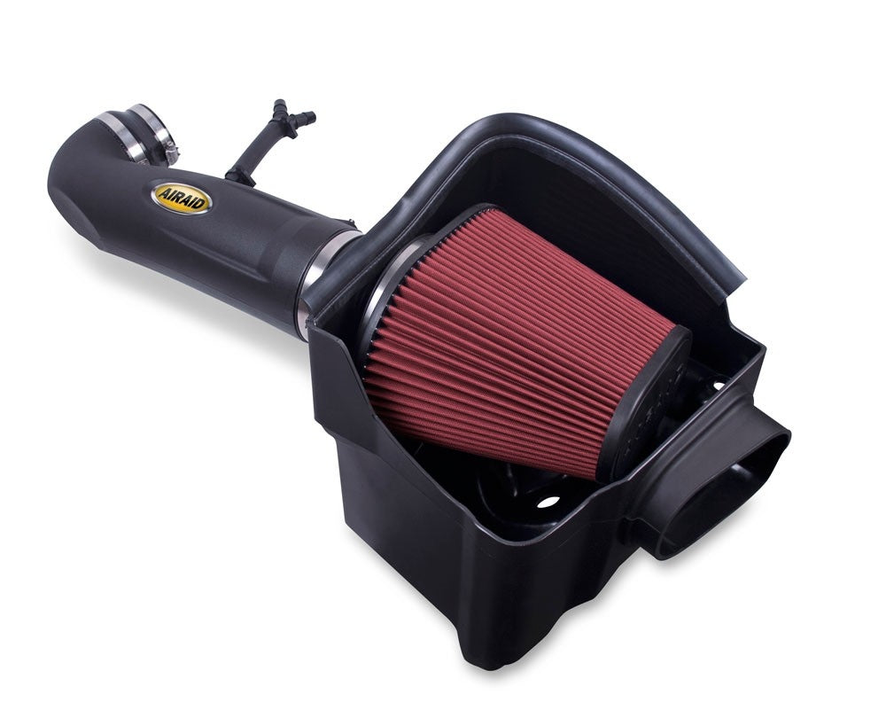 Airaid 04-13 Nissan Titan/Armada 5.6L MXP Intake System w/ Tube (Oiled / Red Media) 520-284