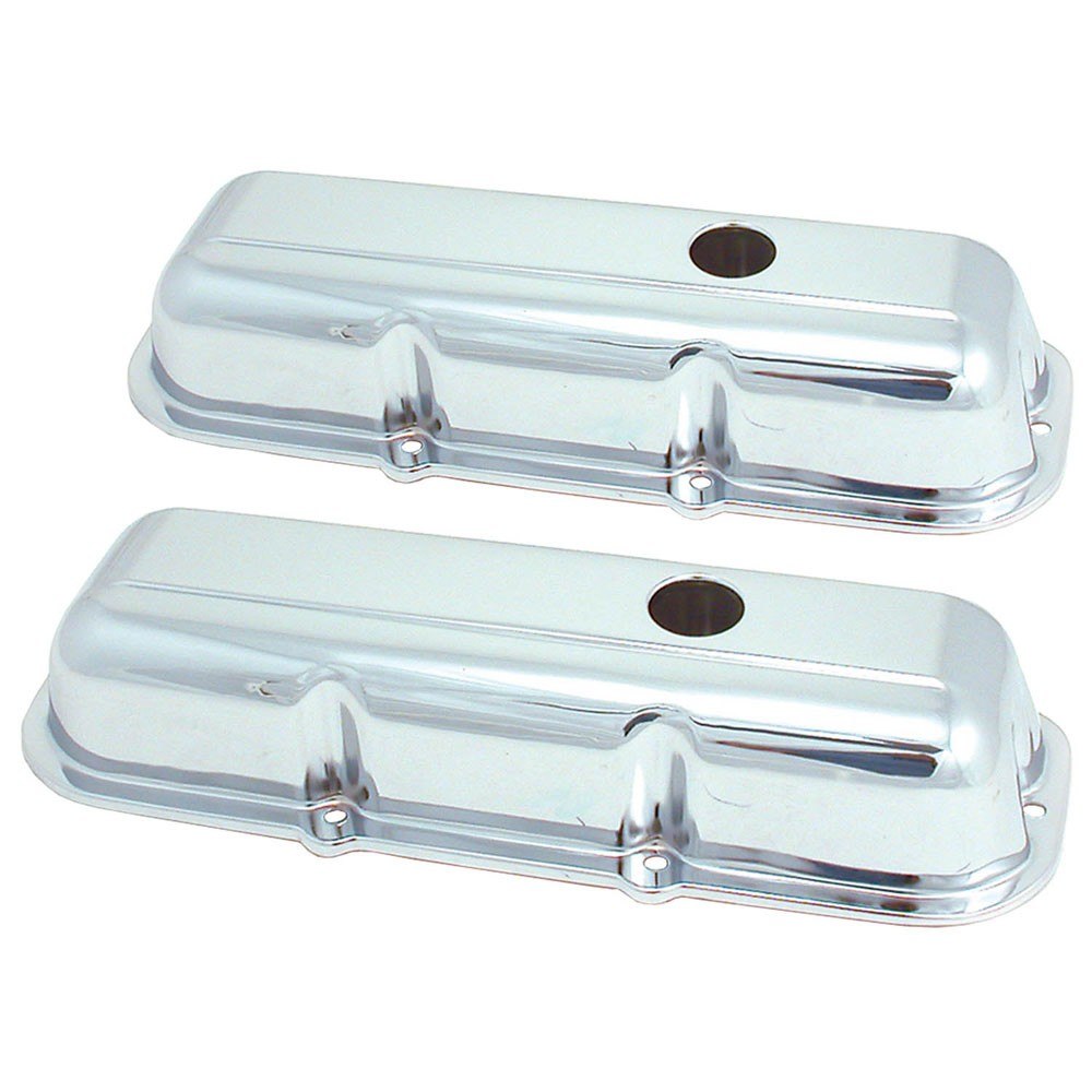 Spectre 80-89 Chevy 2.8L Valve Cover Set - Chrome 5268