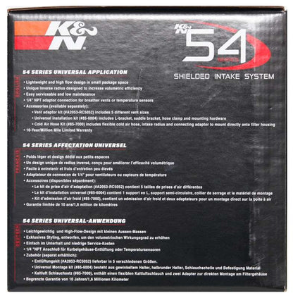 K&N Engineering K&N Orion Universal Air Cleaner Assembly 54-5000