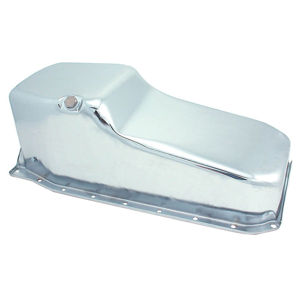 Spectre 1986-Up SB Chevy Oil Pan w/4 Qt. Capacity - Chrome 5482