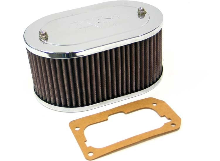K&N Engineering K&N Custom Oval Race Filter L=7inch W=4.5inch H=3.25inch 56-1080