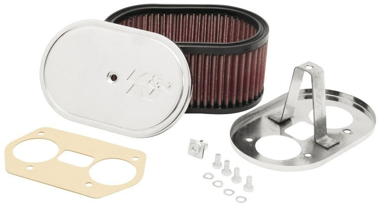 K&N Engineering K&N Custom Oval Red Race Filter 7in L x 4-1/2in W 3-1/4in H 56-1170