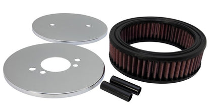 K&N Engineering K&N Custom Round Racing Assembly Red 4.5in ID / 5.875in OD / 1.75in Height 56-1400