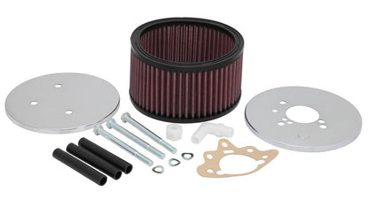 K&N Engineering K&N Custom Round Racing Assembly Red 5.875in OD x 3.25in Height 56-1622