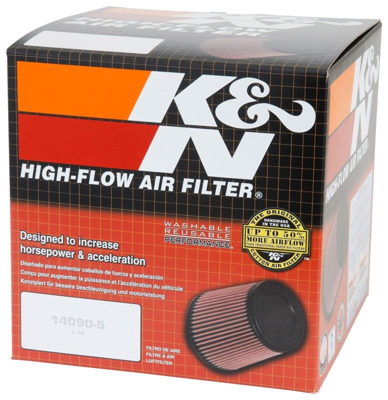 K&N Engineering K&N Custom Round Racing Assembly Red 5.875in OD x1.313in ID x 1.813in Height 56-1630