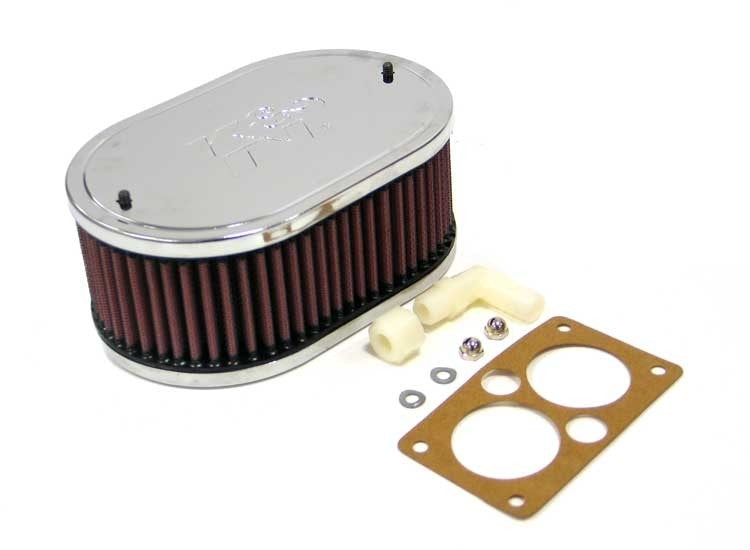 K&N Engineering K&N Custom Racing Assembly - Oval - Red - 7in O/S L x 4.5in O/S W x 2.75in H 56-1640