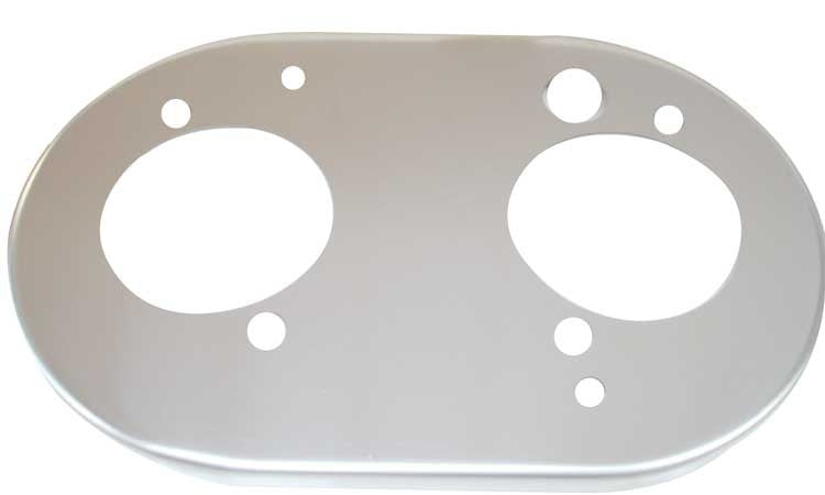 K&N Engineering K&N Universal Custom Air Filter - Oval Shape 2in Neck Flange / 5.25in ID / 2.5in Height - Red 56-9104