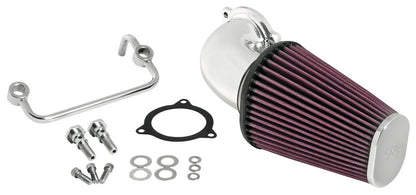 K&N Engineering K&N 08-10 Harley Davidson Touring Models Performance Intake Kit - Bright Aluminized 57-1122P