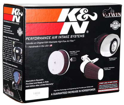 K&N Engineering K&N 08-10 Harley Davidson Touring Models Performance Intake Kit 57-1122