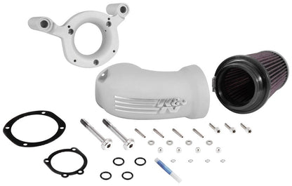 K&N Engineering K&N 08-17 Harley Davidson Touring Models Performance Air Intake System Silver 57-1134S