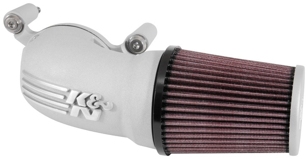 K&N Engineering K&N 08-17 Harley Davidson Touring Models Performance Air Intake System Silver 57-1134S