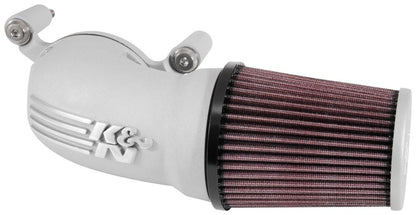 K&N Engineering K&N 08-17 Harley Davidson Touring Models Performance Air Intake System Silver 57-1134S