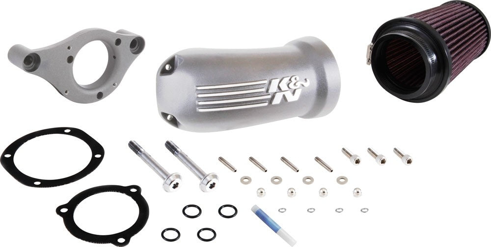 K&N Engineering K&N 17-18 Harley Davidson Touring Models Performance Air Intake System Silver 57-1139S