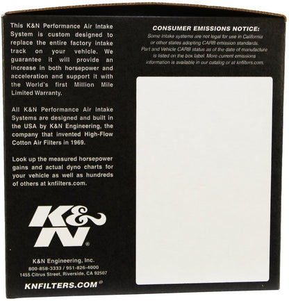 K&N Engineering K&N 86-88 Ford Mustang V8-5.0L Performance Intake Kit 57-2501