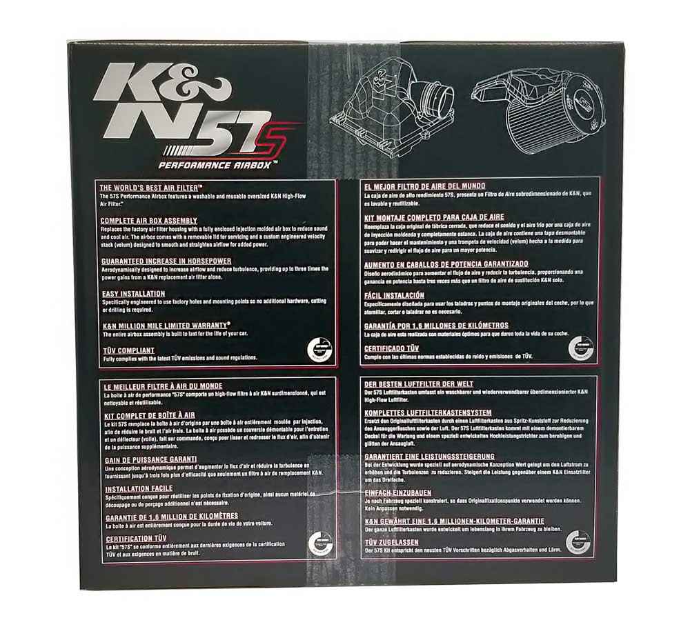 K&N Engineering K&N Performance Intake Kit 2018 Volkswagen Golf Sportsvan 1.2L 57S-9506