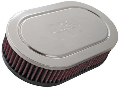 K&N Engineering K&N Marine 9in Outside Length x 5.5in Outside Width x 2in H Dual Flange Oval Flame Arrestor 59-2830