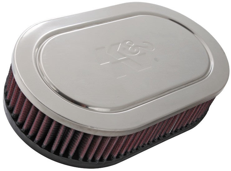 K&N Engineering K&N Marine 9in Outside Length x 5.5in Outside Width x 2in H Dual Flange Oval Flame Arrestor 59-2830