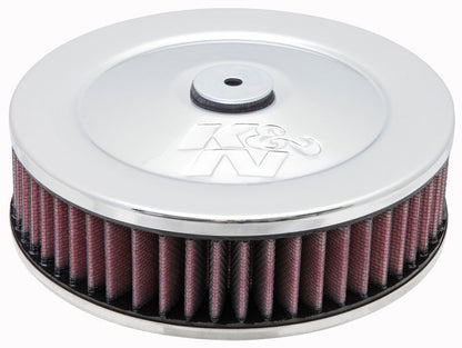 K&N Engineering K&N 2-5/8in Flange 7in Diameter 3in Height Round Air Filter Assembly w/ Vent 60-1030