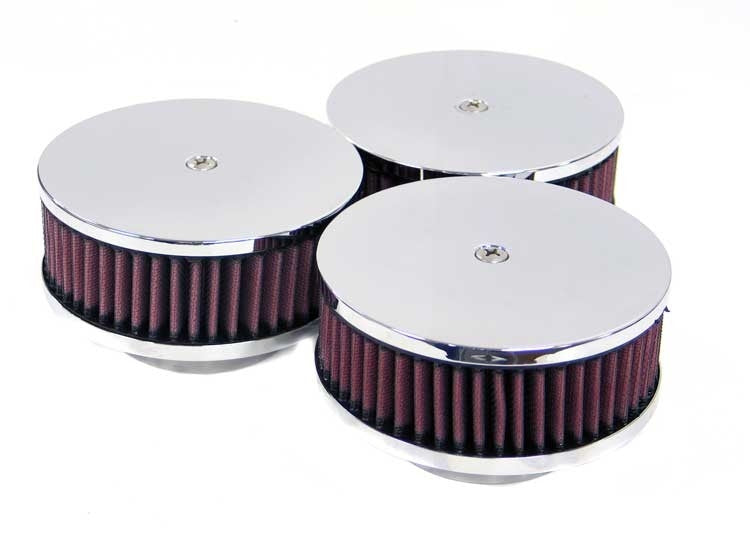 K&N Engineering K&N Early Pontiac Tri-Power Round Air Cleaner Assembly 60-1350
