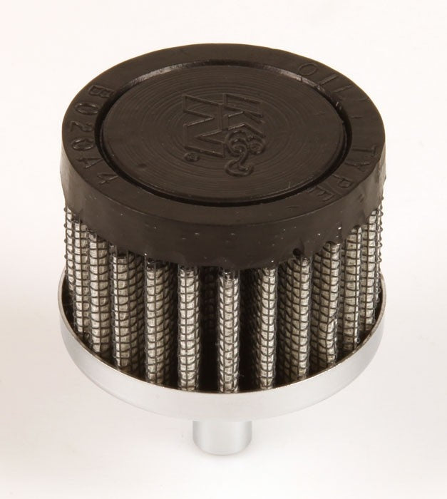 K&N Engineering K&N Steel Base Crankcase Vent Filter 0.375in Vent OD x 2in OD x 1.5in Height 62-1000