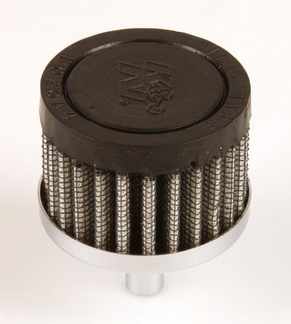 K&N Engineering K&N Steel Base Crankcase Vent Filter 0.375in Vent OD x 2in OD x 1.5in Height 62-1000