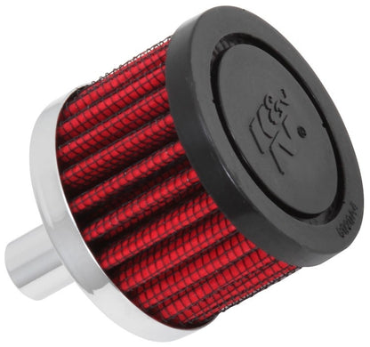 K&N Engineering K&N Steel Base Crankcase Vent Filter .5in Vent OD x 2in OD x 1.5in Height 62-1010