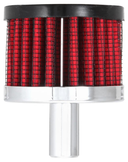 K&N Engineering K&N Steel Base Crankcase Vent Filter .5in Vent OD x 2in OD x 1.5in Height 62-1010