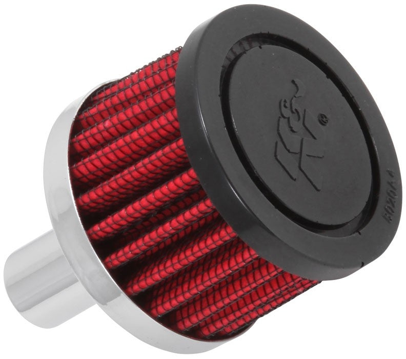 K&N Engineering K&N Steel Base Crankcase Vent Filter .625in Vent OD x 2in OD x 1.5in Height 62-1020