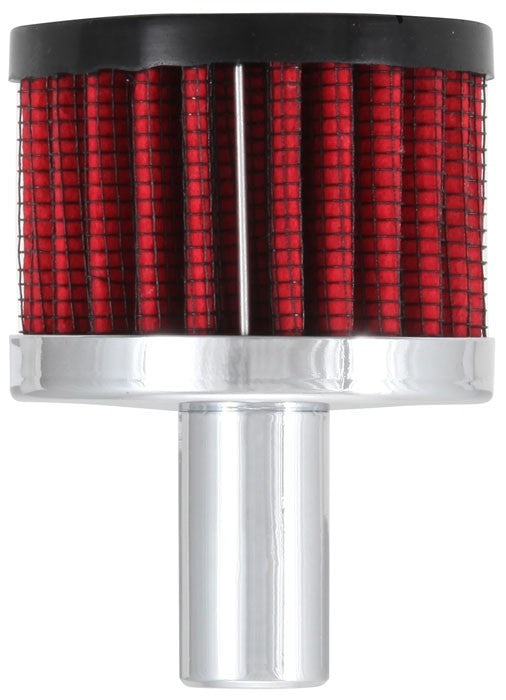 K&N Engineering K&N Steel Base Crankcase Vent Filter .625in Vent OD x 2in OD x 1.5in Height 62-1020