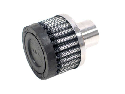 K&N Engineering K&N Steel Base Crankcase Vent Filter/Breather 1in Vent OD x 2in OD x 1.5in Height 62-1040