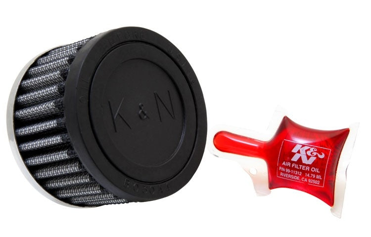 K&N Engineering K&N Steel Base Crankcase Vent Filter 5/8in Vent OD x 3in OD x 2in Height 62-1060