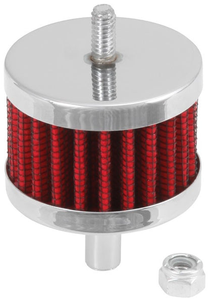 K&N Engineering K&N Steel Base Crankcase Vent Filter 3/8in OD Tube  2in OD 1-1/2in Height 62-1090