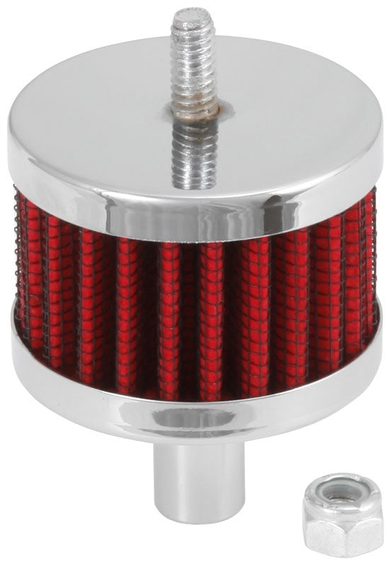 K&N Engineering K&N Steel Base Crankcase Vent Filter 0.5in Vent OD x 2in OD x 1.5in Height 62-1100