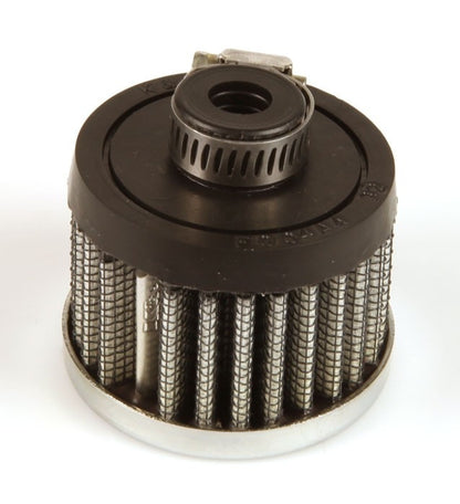 K&N Engineering K&N Clamp On Rubber Base Crankcase Vent Filter 0.375in Flange ID x 2in OD x 1.5in Height 62-1320