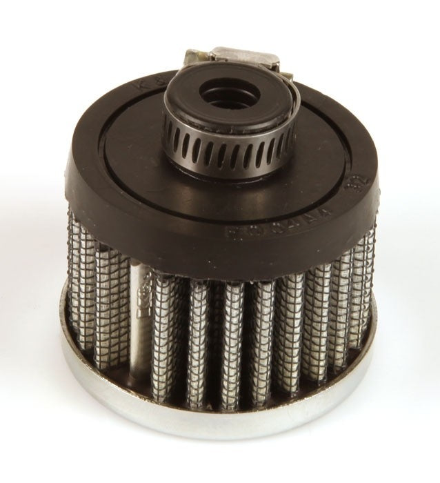 K&N Engineering K&N Clamp On Rubber Base Crankcase Vent Filter 0.375in Flange ID x 2in OD x 1.5in Height 62-1320