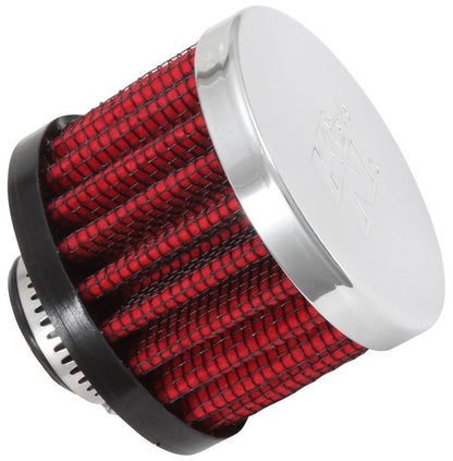 K&N Engineering K&N Clamp On Rubber Base Crankcase Vent Filter 0.5in Flange ID 2in OD 1.5in Height 62-1330