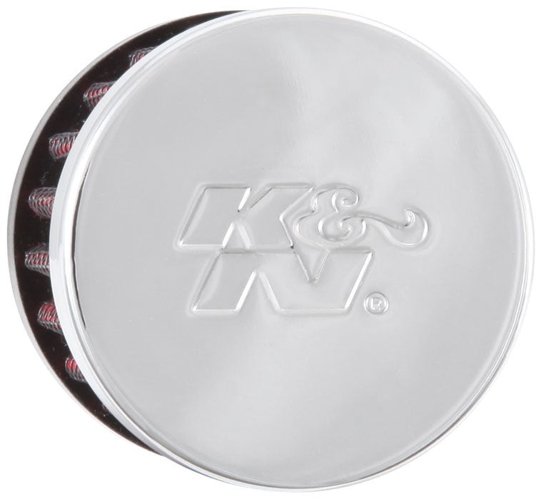 K&N Engineering K&N Clamp On Rubber Base Crankcase Vent Filter 0.5in Flange ID 2in OD 1.5in Height 62-1330