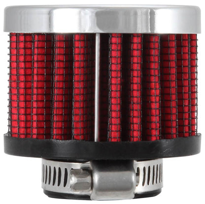 K&N Engineering K&N 3/4 inch ID 2 inch OD 1.5 inch H Clamp On Crankcase Vent Filter 62-1360