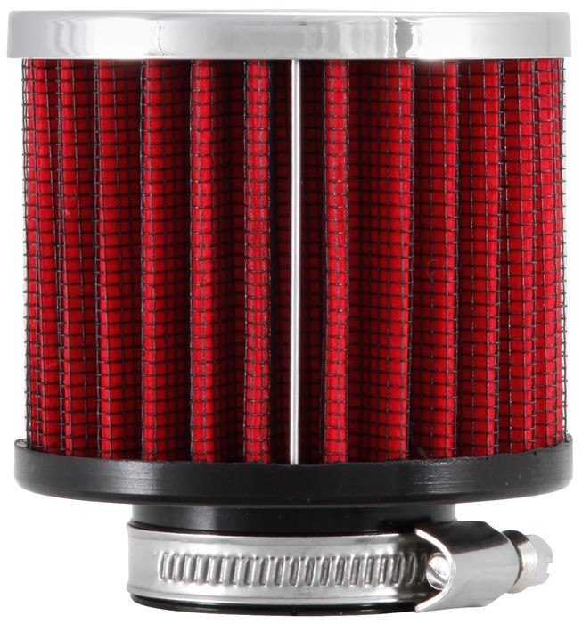 K&N Engineering K&N 1.375 inch ID 3 inch OD 2.5 inch H Clamp On Crankcase Vent Filter 62-1440
