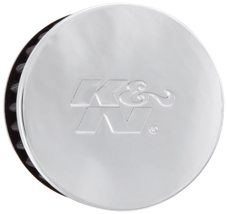 K&N Engineering K&N 1.375 inch ID 3 inch OD 2.5 inch H Clamp On Crankcase Vent Filter 62-1440