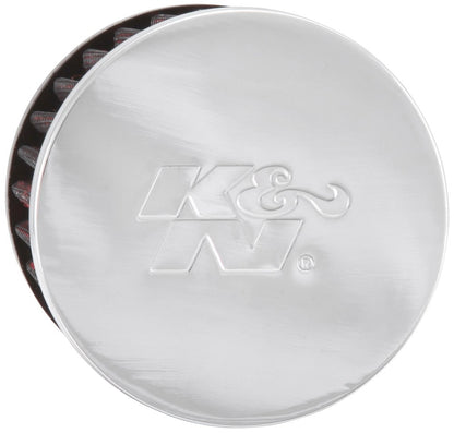 K&N Engineering K&N 1.75in Flange ID x 3in OD x 2.5in H Chrome Finish Rubber Base Crankcase Vent Filter 62-1480