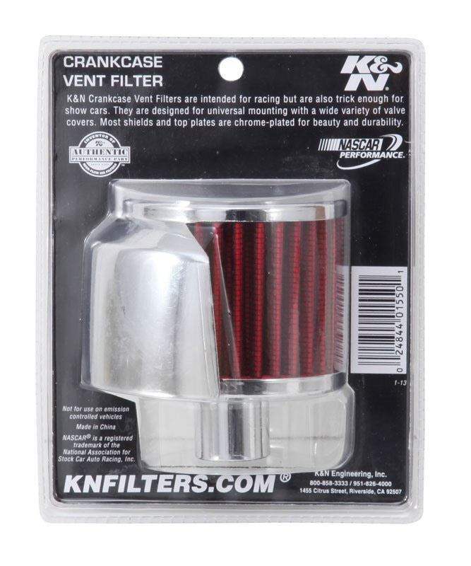 K&N Engineering K&N 1.00in Flange ID x 3in OD x 2.5in Height Vent Filter 62-1520