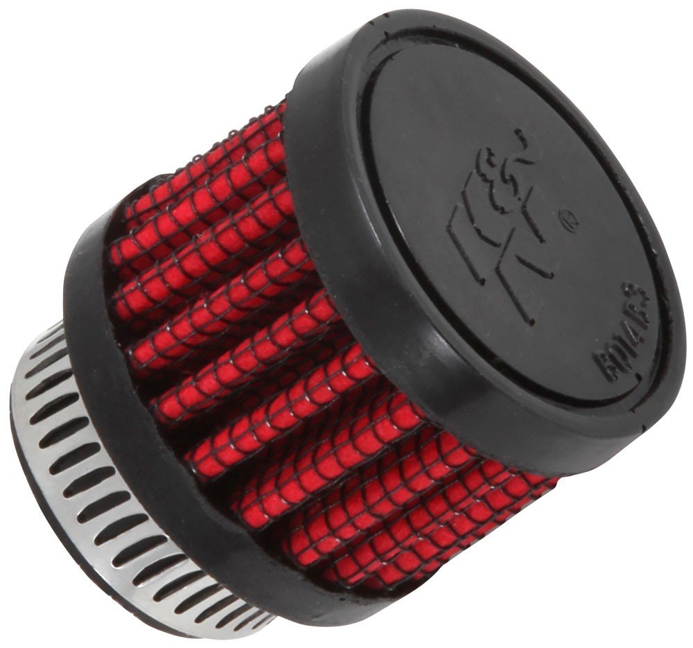 K&N Engineering K&N 0.75 inch ID 1.375 inch OD 1.125 inch H Clamp On Crankcase Vent Filter 62-1560